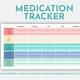 Medication Tracker Template Free