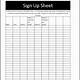Membership Sign Up Form Template