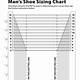 Men's Shoe Sizing Chart Printable