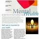 Mental Health Newsletter Templates