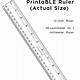 Metric Ruler Printable