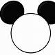 Mickey Mouse Ear Template