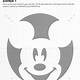 Mickey Mouse Pumpkin Carving Template