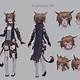 Miqo'te Character Templates