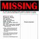 Missing Flyer Template