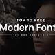 Modern Font Free Download