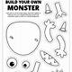 Monster Cut Out Template