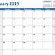Month Calendar Template Word