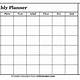 Monthly Planner Template Printable
