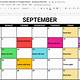 Monthly Schedule Google Sheets Template
