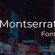 Montserrat Free Font Download