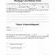 Mortgage Release Form