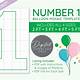 Mosaic Number Template Free Download
