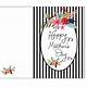 Mother Day Card Template