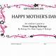 Mothers Day Certificate Template