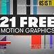 Motion Graphics Template Premiere Pro Free