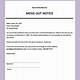 Move Out Notice To Tenant Template