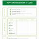 Moves Management Template Excel