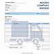 Moving Invoice Template