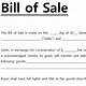 Ms Word Bill Of Sale Template