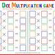 Multiplication Dice Game Free Printable