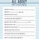 My Daddy Questionnaire Printable Free