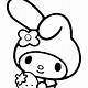 My Melody Coloring Pages Free