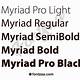 Myriad Pro Font Free
