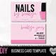 Nail Business Cards Templates