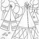 Native American Coloring Pages Free