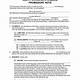 Nc Promissory Note Template