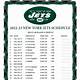 New York Jets Printable Schedule