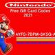 Nintendo Free Game Codes