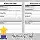Nomination Form Template