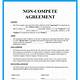 Non Compete Agreement Washington State Template