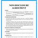 Non Disclosure Agreement Template Download