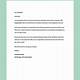 Non Exempt Offer Letter Template