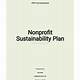Nonprofit Sustainability Plan Template