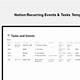 Notion Event Planning Template Free
