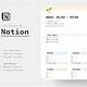 Notion Monthly Planner Template
