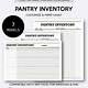 Notion Pantry Inventory Template