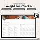 Notion Weight Loss Template