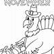 November Coloring Pages Printable