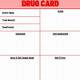Nursing Drug Card Template