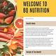 Nutrition Newsletter Templates