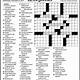 Ny Times Crossword Free Printable