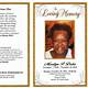 Obituary Template Free Online
