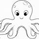 Octopus Template Printable