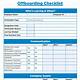 Offboarding Checklist Template Excel