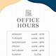 Office Hours Template